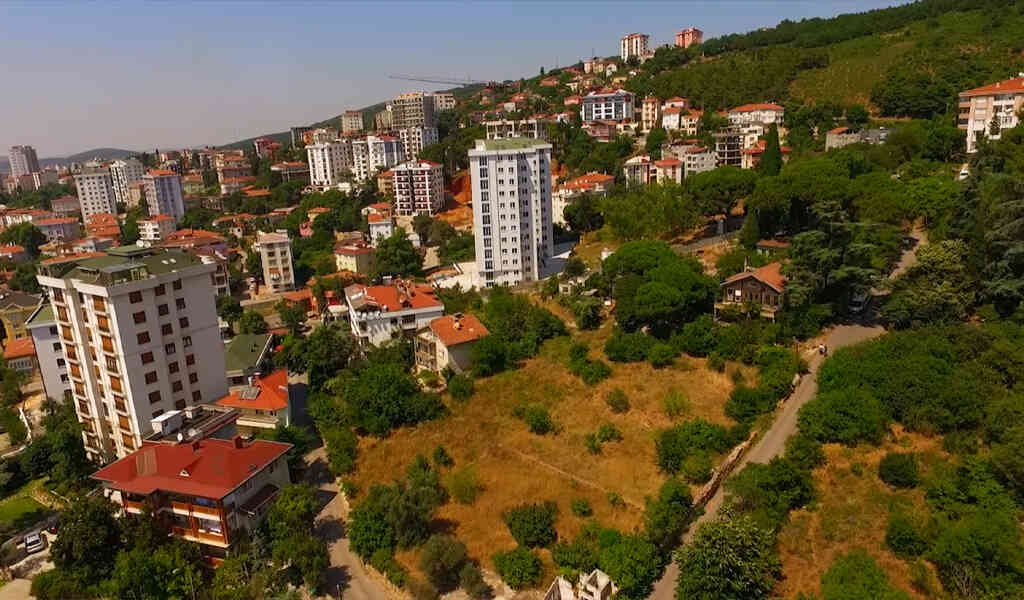 Land plan in Kartal, Istanbul, Turkey