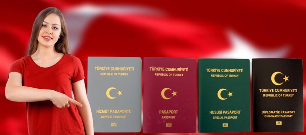 انواع پاسپورت ترکیه - اخذ شهروندی
