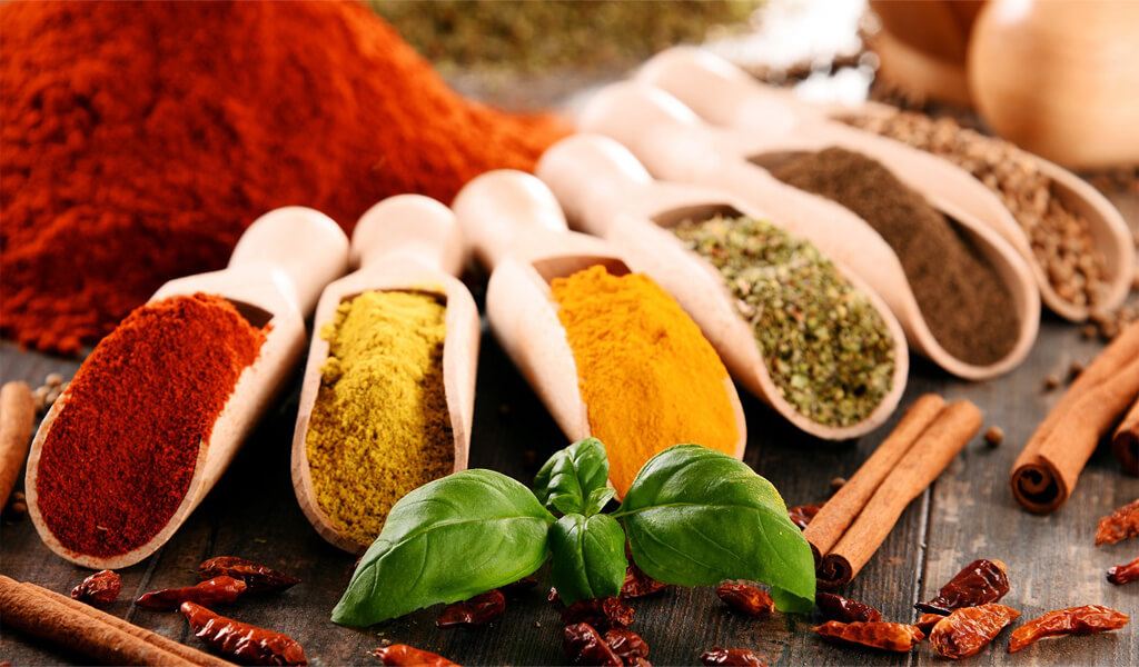 Turkish spices - different flavors and aromas for foods