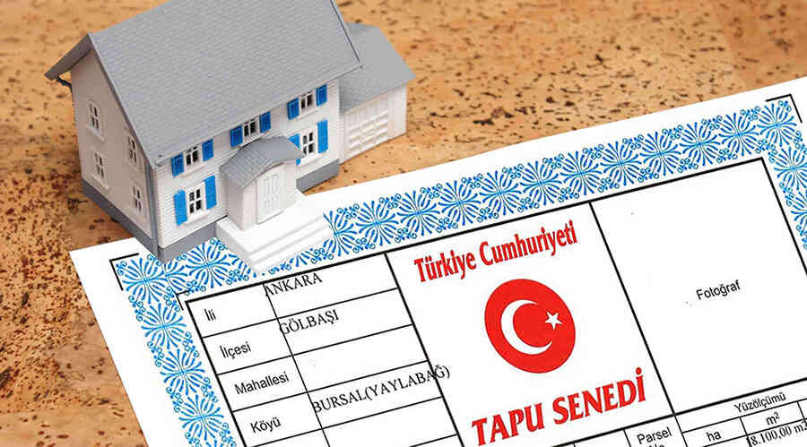 House purchase document in Türkiye