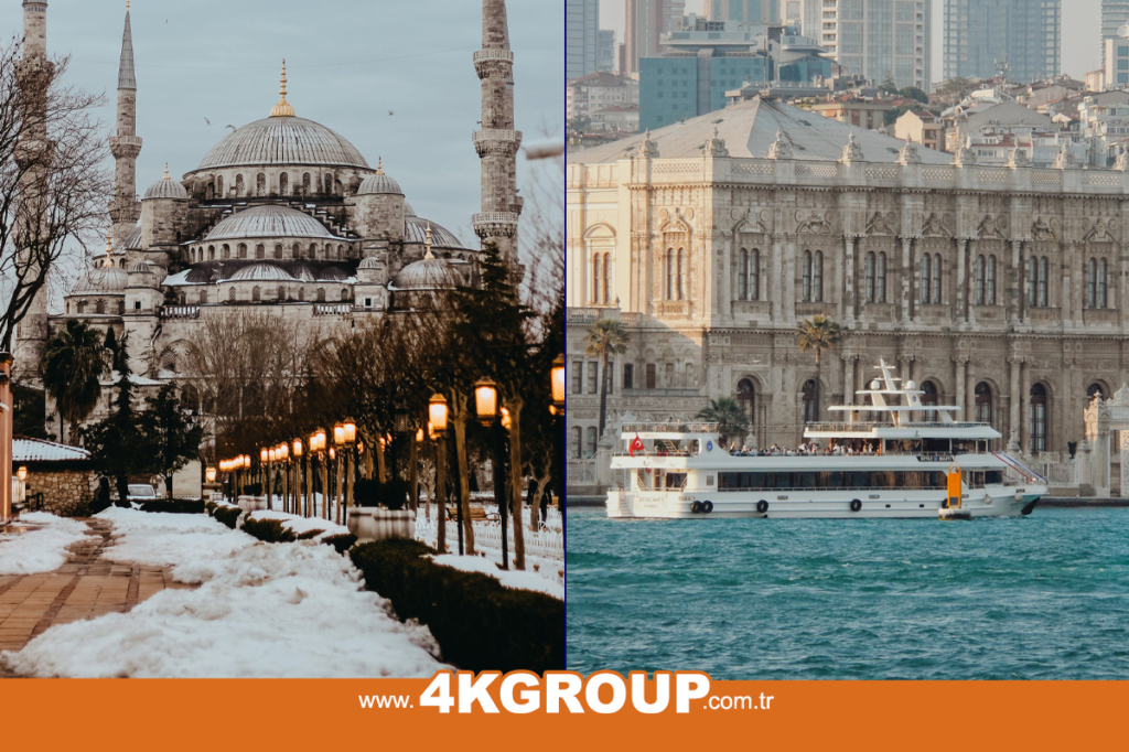 Sightseeing places in the European part of Istanbul
