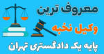 معروف ترین وکیل پایه یک دادگستری تهران.وکیل ملکی